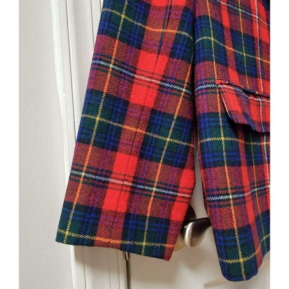 Vintage Pendleton Plaid Blazer 14 - Picture 5 of 9